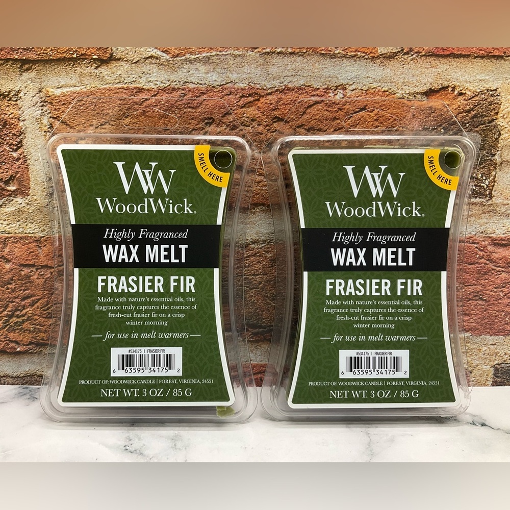 WoodWick Frasier Fir Wax Melts - Pine, 3oz (2 Pkgs)
